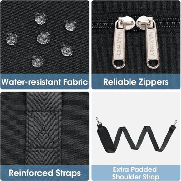 For Spirit Airlines Personal ItemBag 18x14x8 Foldable Travel DuffelBag Underseat - Picture 4 of 7